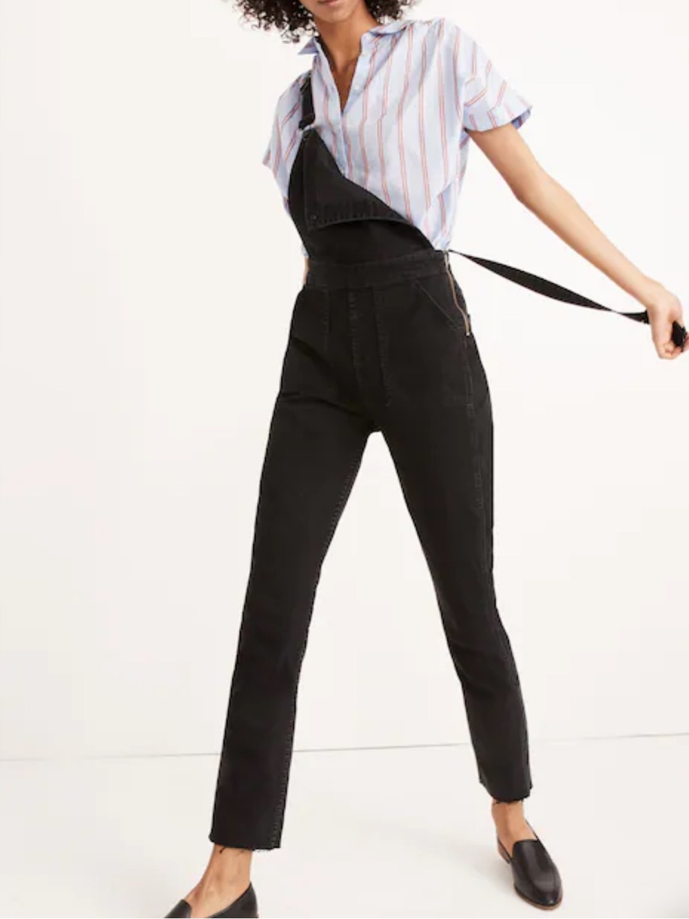 Skinny Overalls in Lunar Wash